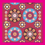 Plum With Colored Circles Poster