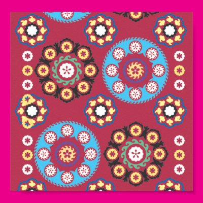 Plum With Colored Circles Poster Zazzle_print