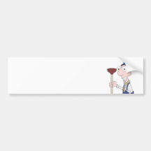 plumber bumper sticker