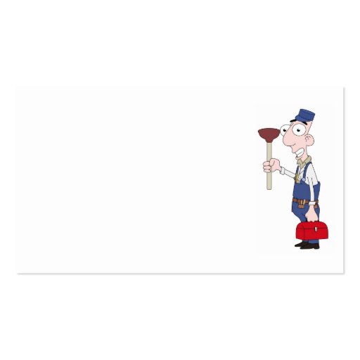 plumber business card template