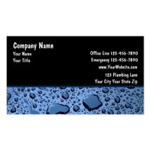 Plumber Business Cards
