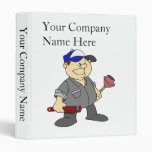 Plumber Business Record Book Binders