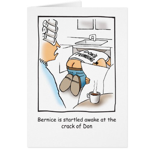 Plumber Humorous Birthday Card Zazzle