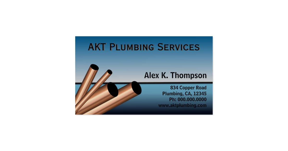 Plumber Plumbing Business Card Template Zazzle Plumber Plumbing Business Card Template Zazzle