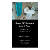 Plumbers Business Card