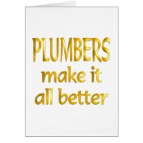 Plumbers cards