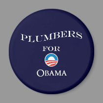 Plumbers for Obama magnets