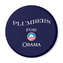 Plumbers for Obama magnets by zipflmeister Plumbers for Obama magnets