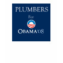 plumbers   for obama t-shirts