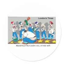 Plumbers Hall Of Fame Funny Gifts & Collectibles stickers