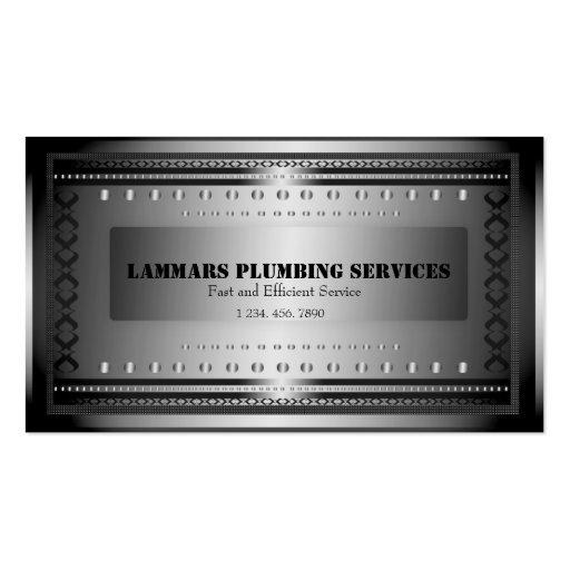 Plumbers Plumbing Service Business Card