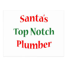 PlumberTop Notch Post Cards