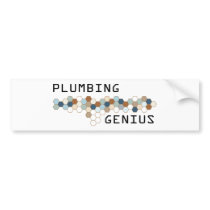 Plumbing Genius bumper stickers