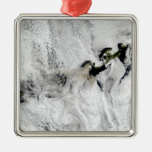 Plume from Okmok Volcano, Aleutian Islands 2 Christmas Ornament