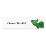 Plumed Basilisk Bumper Sticker