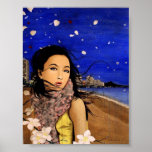 Plumeria Breeze on Waikiki Print