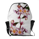 Plumeria Flowers Rickshaw Messenger Bag