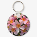 Plumeria Hawaiian Flowers Pink Key Chain keychains by TrevorStar Plumeria Hawaiian Flowers Pink Key Chain keychains