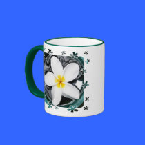 Plumeria Mug mugs