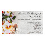 Plumeria Orchid Lei Business Cards