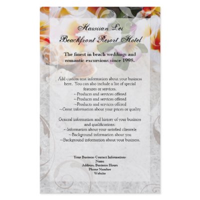 Plumeria Wedding Invitations on Wedding Invitation Set