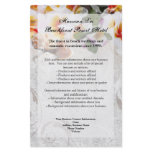 Plumeria Orchid Lei in Sand Program Flyer