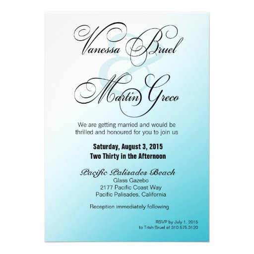 Plumeria Starfish Beach Tropical Wedding Personalized Invites