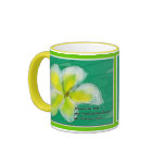 Plumeria Tree Haiku Mug