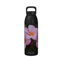 Plumeria Trio Reusable Water Bottles