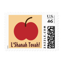Plump Apple L'Shanah Tovah Stamp, Small