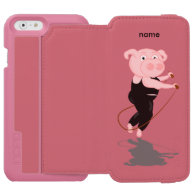 Plump Pig Jumping Rope Incipio Watson™ iPhone 6 Wallet Case