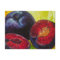 Plums Post Card postcards
