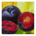 Plums Print by OriginalsbyParis Plums Print