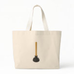 plunger - rubber suction cup tote bag