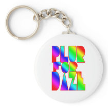 PLUR girls mens rave raver xtc rolling party club Key Chains