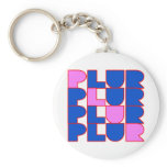 PLUR peace love understanding respect rave kandi keychains