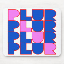 PLUR peace love understanding respect rave kandi mousepads