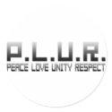 PLUR - Peace Love Unity Respect stickers by GreasyGrandma PLUR - Peace Love Unity Respect stickers