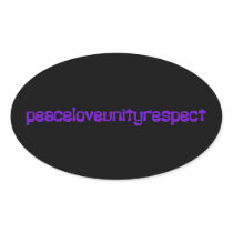 PLUR OVAL STICKERS