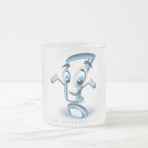 Plusee! Frosted Glass 10oz mugs
