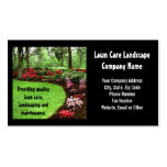 Plush Green Landscape Lawn Care Business Business Card Templates