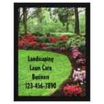 Plush Green Landscape Lawn Care Business Flyer