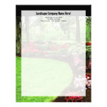Plush Green Landscape Lawn Care Business letterhead