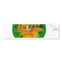 plushhhhhh collection bumper sticker