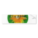 plushhhhhh collection bumper sticker