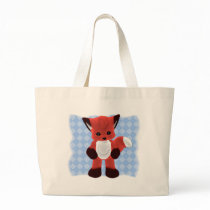 Plushie Toon Fox Tote Bag by mariannegilliand Plushie Toon Fox Tote Bag