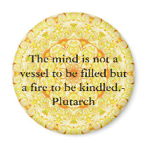 Plutarch quote on learning and teaching magnets