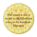 Plutarch quote on learning and teaching magnets
