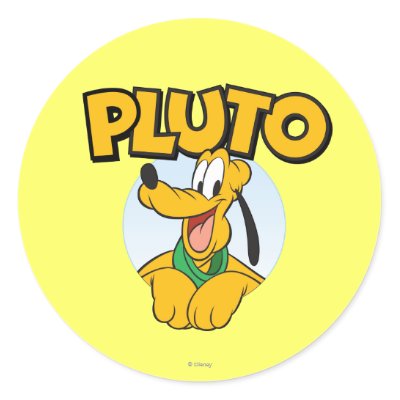 Pluto 2 stickers