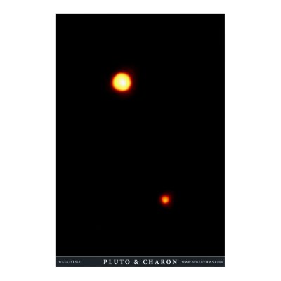Pluto and Charon Posters by solarviews